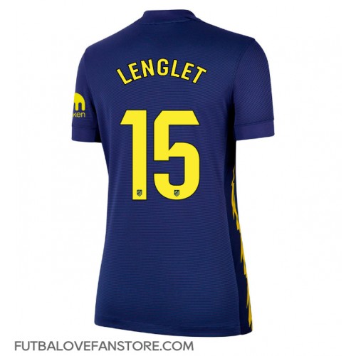 Atletico Madrid Clement Lenglet #15 Vonkajší Ženy futbalový dres 2025-26 Krátky Rukáv Atletico Madrid Clement Lenglet #15 Vonkajší Ženy futbalový dres 2025-26 Krátky Rukáv